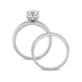 thumbnail image 6 of Everly Women's Sapphire 10k White Gold Bridal Set, 6 of 7