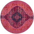 thumbnail image 2 of SAFAVIEH Artisan Layton Bohemian Area Rug, Fuchsia/Multi, 6'7" x 6'7" Round, 2 of 4
