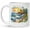 Coastal Landscape, variant on Ceramic Coffee Cup Novelty Train Coffee Mug Sunset Landscape Ceramic Mug Vintage Coffee Tea Cup Railway Cup Train Driver Cup Gift For Him Her, Scene White Cup 11oz