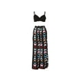 thumbnail image 2 of Kmbangi Women Casual Two-piece Clothes Set, White Butterfly Printed Pattern Tops + Long Pants, 2 of 9