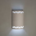 thumbnail image 2 of Luxury Lighting Jaken 15" High Ceramic Outdoor Wall Light, Paintable White Bisque, LED Bulb Included, 2 of 3