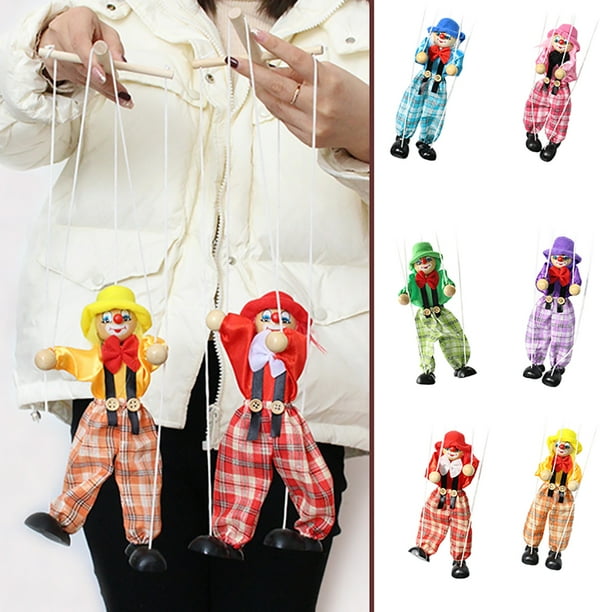 Pullline Puppet Doll Hand Toy Exercise Hand Toy