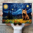 thumbnail image 4 of Berger Picard Dog Watercolor Starry Night Van Gogh Painting Kits, Painting Watercolor Canvas, Canvas Suitable for Room Decor Cafe Decor Or Gift for Friends, 4 of 4