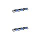 thumbnail image 3 of Soporte para hisopos Kearding de Acero inoxidable azul 3 clips y 4 ganchos 2Conjunto, 3 of 6
