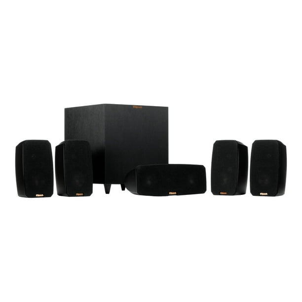 Klipsch Reference Theater 5.1 スピーカーセット Klipsch Black Reference Theater Pack 5.1 Surround Sound System.