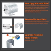 Electric Brushless DC Motor Kit, 48V 2000W High Speed Motor 4300RPM , with 15 Mosfet 33A BLDC Controller, Battery Display LCD Throttle, Electric Scooter Motorcycle Dirt Bike Mid Drive Motor