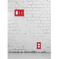 thumbnail image 4 of WIRESTER Triple 1-Gang Decorator Light Switch and 2-Gang Toggle Wall Plate/Switch Plate Cover, Solid Favorite Red, 4 of 6