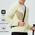 thumbnail image 2 of Dreluolixuan Workout Shirts Men Sun Protection UV SPF Long Sleeve Performance Quickly Dry Fishing Shirt Zipper Lightweight Tops Hiking Running Casual Tops, 2 of 8