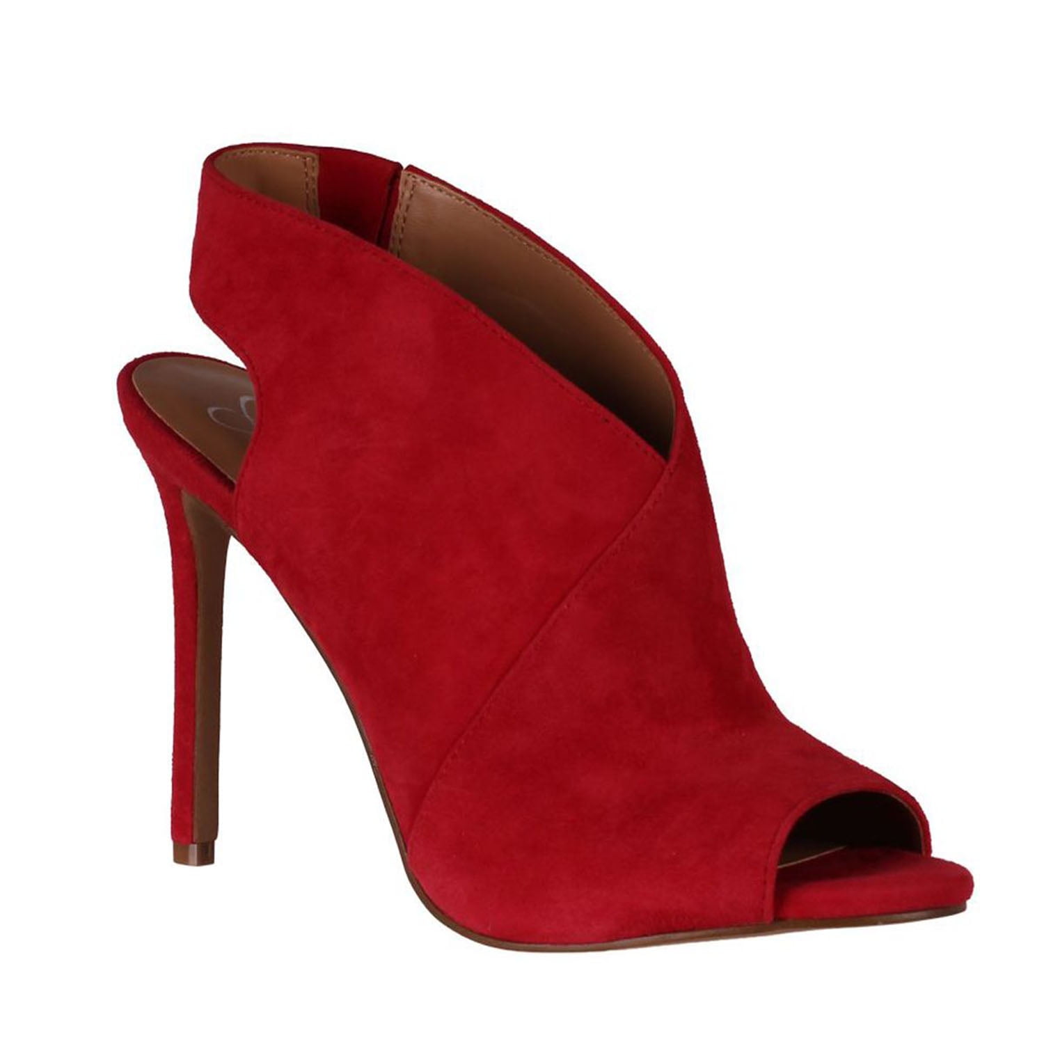 jessica simpson red peep toe heels