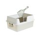 thumbnail image 2 of Cajas de arena grandes para gatos con lados altos, jaula, orinal para gatitos para animales pequeños Blanco Yuyangstore Bandeja de arena para gatos, 2 of 8