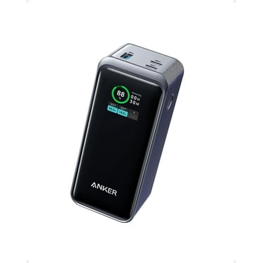 Anker Prime Power Bank, 12,000mAh 2-Port Portable Charger with 130W Output, Smart Digital Display, Compatible with iPhone 14/13 Series, Samsung, MacBook, Dell, and More