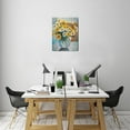 thumbnail image 7 of Nature's Bliss Floral Canvas Print, Perfect 16x12 inch Wall Decor for Bathroom, Living Room, Bedroom, Kitchen, or Office, 7 of 7