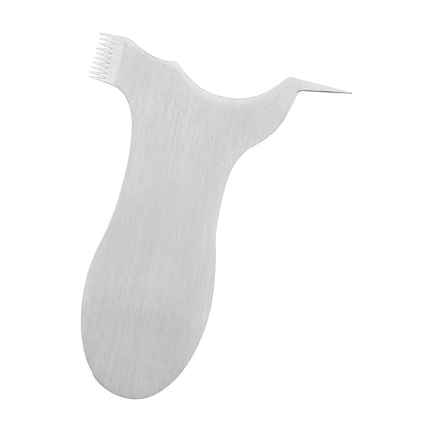 Cepillo separador Separador de pestañas Permanente de pestañas para suministros de belleza Pestañas plata T