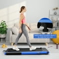 thumbnail image 2 of SuperFit Tapis Roulant Pliant 2 en 1 2,25 Hp avec Contrôle par Application Haut-Parleur Télécommande Bleu, 2 of 10
