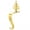 Golden, variant on Travelwant Elk Snowman Snowflake Tree Christmas Stocking Holders for Mantle Christmas Stockings Hooks Sock Holder Metal Weighted Stocking Hangers Fireplace Stocking Clips for Xmas