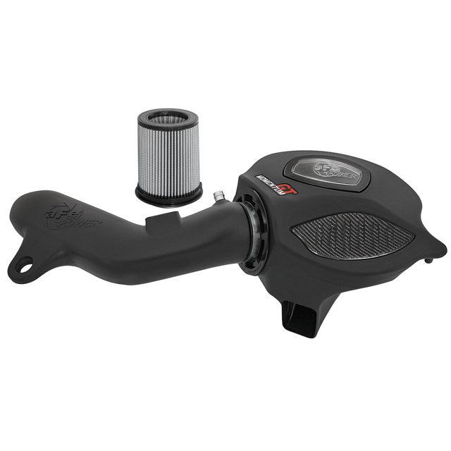 AFE/Advance Flow Engineering 54-76311 Cold Air Intake Momentum GT Pro 5R Black Plastic Tube; Blue Pro 5R Filter; With Carbon Fiber Trimmed Air Box; With Auxiliary Air Inlet