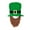 Brown-A, variant on Hats,New Trend Irish St. Patrick's Day Hat With Beard Unisex Hat Beard,Hat for Men Women And Kids
