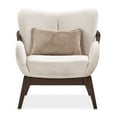 thumbnail image 2 of Michael Amini Camellia Field Velvet Accent Chair in Porcini/Warm Pecan, 2 of 15