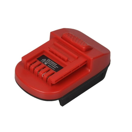 LUVCLS Plastic Battery Adapter Compatible with Dewalt and Milwaukee DM18SNAP Batteries, Converts to Snap-On Tools Power Connection