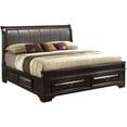 thumbnail image 2 of LaVita Cappuccino King Panel Beds, 2 of 3