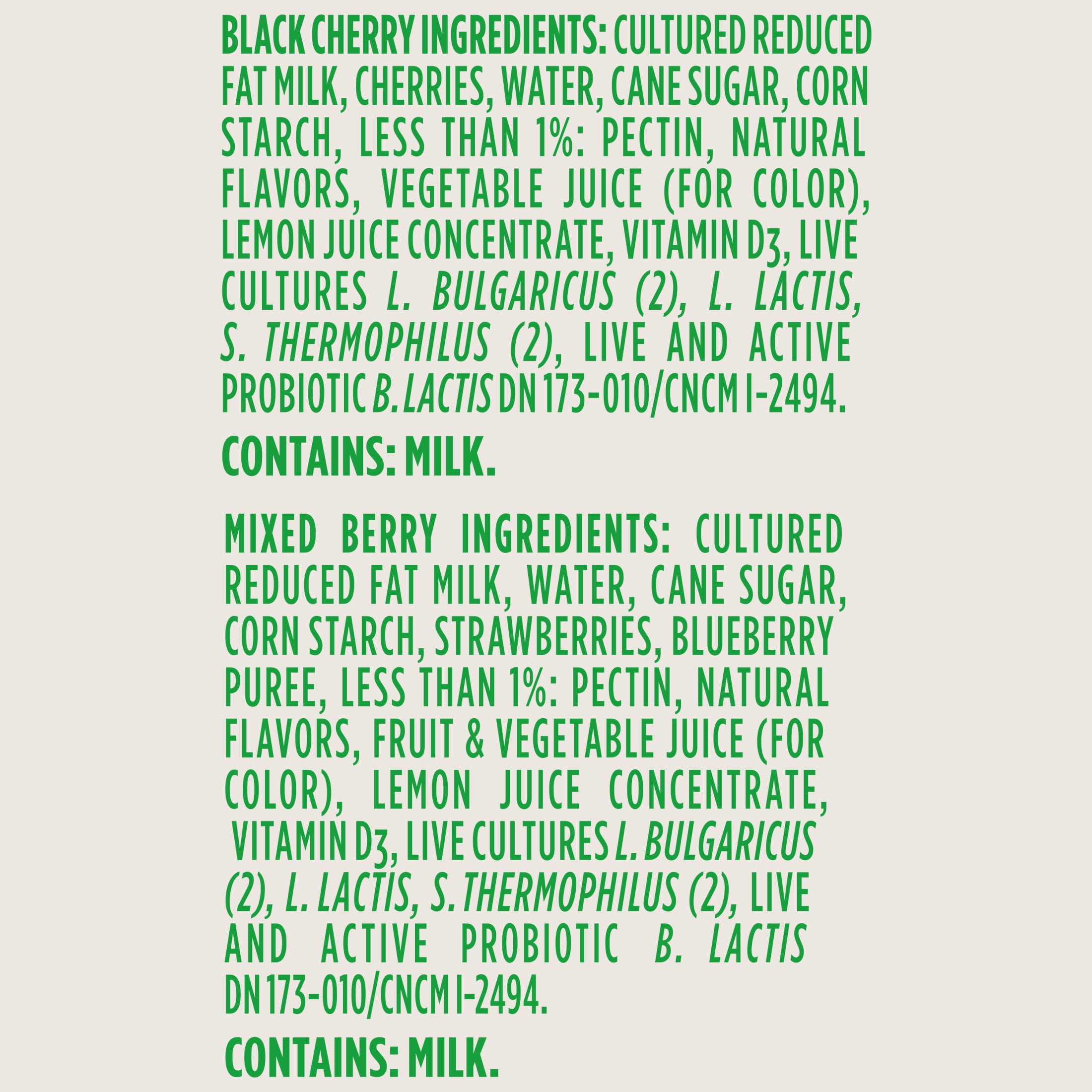 Activia Black Cherry and Mixed Berry Low Fat Probiotic Yogurt Cups Variety Pack, Helps Support Gut Health, 4 oz, 12 Count