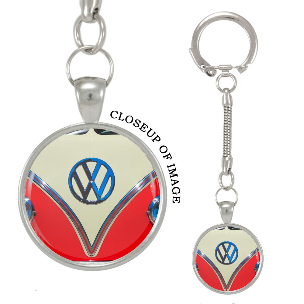 Volkswagen Keychain Mad Marble - A Vintage Classic Of Volkswagen Bus Keychain - Walmart.com