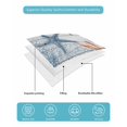 thumbnail image 5 of Quilts Queen Size Bedding Set, Navy Blue Coastal Lightweight Quilted Comforter, Nautical Summer Beach Ocean Coral Wooden Reversible Bedspread Coverlet with Pillow Covers for All Season, 90" x 96", 5 of 7