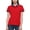 Red, variant on Polo Shirts for Women Business Short Sleeve Work Lapel Tops Summer Golf Polos Tunic Blouse Red L(L)