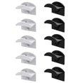 thumbnail image 3 of 8pcs Baseball Cap Rack Hat Holder Rack Organizer Storage Modern Baseball Caps Hangers, 3 of 5