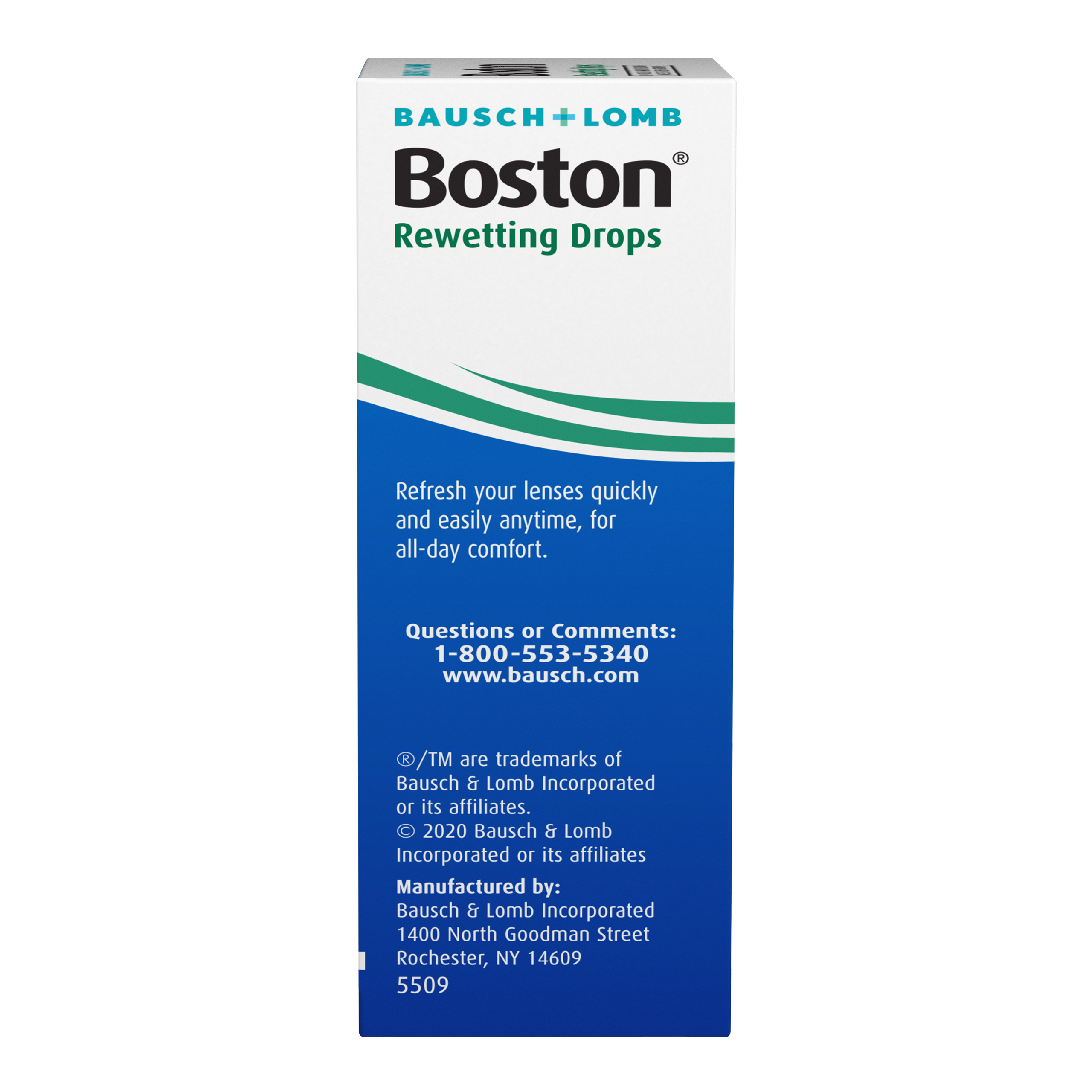 Boston® Rewetting Drops for Rigid Gas Permeable Contact Lenses - from Bausch + Lomb, 0.34 fl oz (10 mL) - image 5 of 8