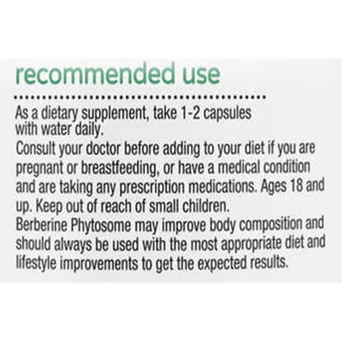 Feel Good Superfoods Berberine Phytosome High Absorption, 120 Vegan Capsules