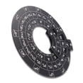 thumbnail image 1 of Circle Of Fifths Wheel Metal Melody Tool, 12 Keys Non Shake Oxidized Circle Of Fifths Wheel Lightweight  for Practice, 1 of 7