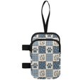 thumbnail image 2 of COEQINE Forearm Crutch Bag for Broken Leg Paw Floral Plaid Patchwork Elbow Crutch Bag, Mobility Aid Attachment, with 2 Pockets, Phone Holder, for Seniors Women Men, 2 of 7
