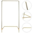 thumbnail image 2 of Multi-purpose Metal Square Display Show Stand Holder Rack Base for Photo Frame Plate Handicrafts Book Certificate Medal Tablet Home Decor Stand XXL Size (Golden), 2 of 8