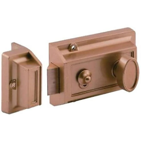 Kaba Ilco 220-53-51 Night Latch Auxiliary Lock, Bronz