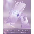 thumbnail image 3 of 360° Rotating Glitter Case Clear Back & Pencil Holder for iPad 11"/10.9", 3 of 8