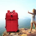 thumbnail image 1 of Mochila de senderismo al aire libre grande y duradera, mochila de escalada, mochila de senderismo rojo Cola Caza Senderismo Mochila, 1 of 7