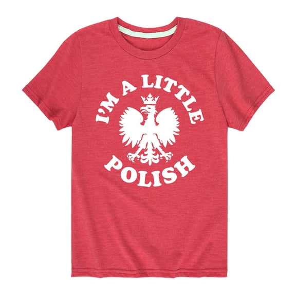 Instant Message - Im A Little Polish - Toddler and Youth Sleeve T-Shirt
