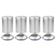 thumbnail image 2 of Patas para Muebles de Acero Inoxidable Ajustable para Muebles Cama Armario Sofá 50 * 100MM) Khall JYA01773-03, 2 of 3