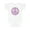 AA-White, variant on Purple Peace Girls Baby Bodysuit