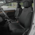 thumbnail image 3 of BDK Black Car Seat Covers with Matching Carpet Floor Mats for Cars Full Set - Front Universal Seat Covers & Back Bench Seat Cover with Automotive Floor Mats - Car, SUV, Truck, & Van Interior Protecto, 3 of 7