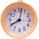 thumbnail image 1 of Reloj despertador analógico de madera, redondo, silencioso, con números arábigos, luz nocturna, función de repetición, funciona con pilas, 1 of 5
