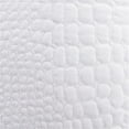 thumbnail image 3 of Michael Amini Brilliance 26" Metallic Printed Square Fabric Euro Shams in White, 3 of 3