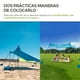 thumbnail image 3 of Toldo para Playa Portatil Hikeo Carpa Plegable Resistente a Viento, 3 of 8
