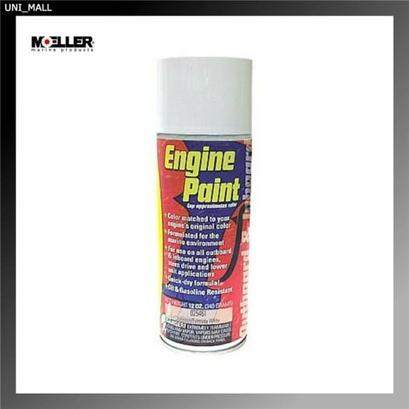 Sierra Marine 025461C 12 oz 6961 White Engine Paint for J & E