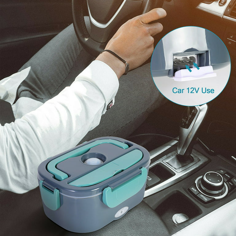 12V Portable Car Electric Heating Lunch Box Food Warmer Container Cooler  Bag New