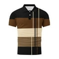 thumbnail image 5 of Yiliang Mens Slim Fit Monochrome Non Shrink Golf Polo Shirt Stretch Neutral Tones Summer Top business Ready Tee, 5 of 5