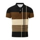 thumbnail image 4 of Mens Manga Corta Botón Abajo Camisas con Bolsillo Pulover Botón de Impresión de la Camisa de Solapa de Poliéster Cuello de Vuelta, Blusa Casual para Hombres, 4 of 4