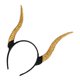 thumbnail image 1 of Cowhorn Horn Headband for Decoration 1 Piece Halloween Party Wear, 1 of 4