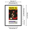 thumbnail image 2 of 11x14 Black Playbill Frame with White Mat with 2 Openings to Display 1 Playbill & 1 Ticket - with, 2 of 5